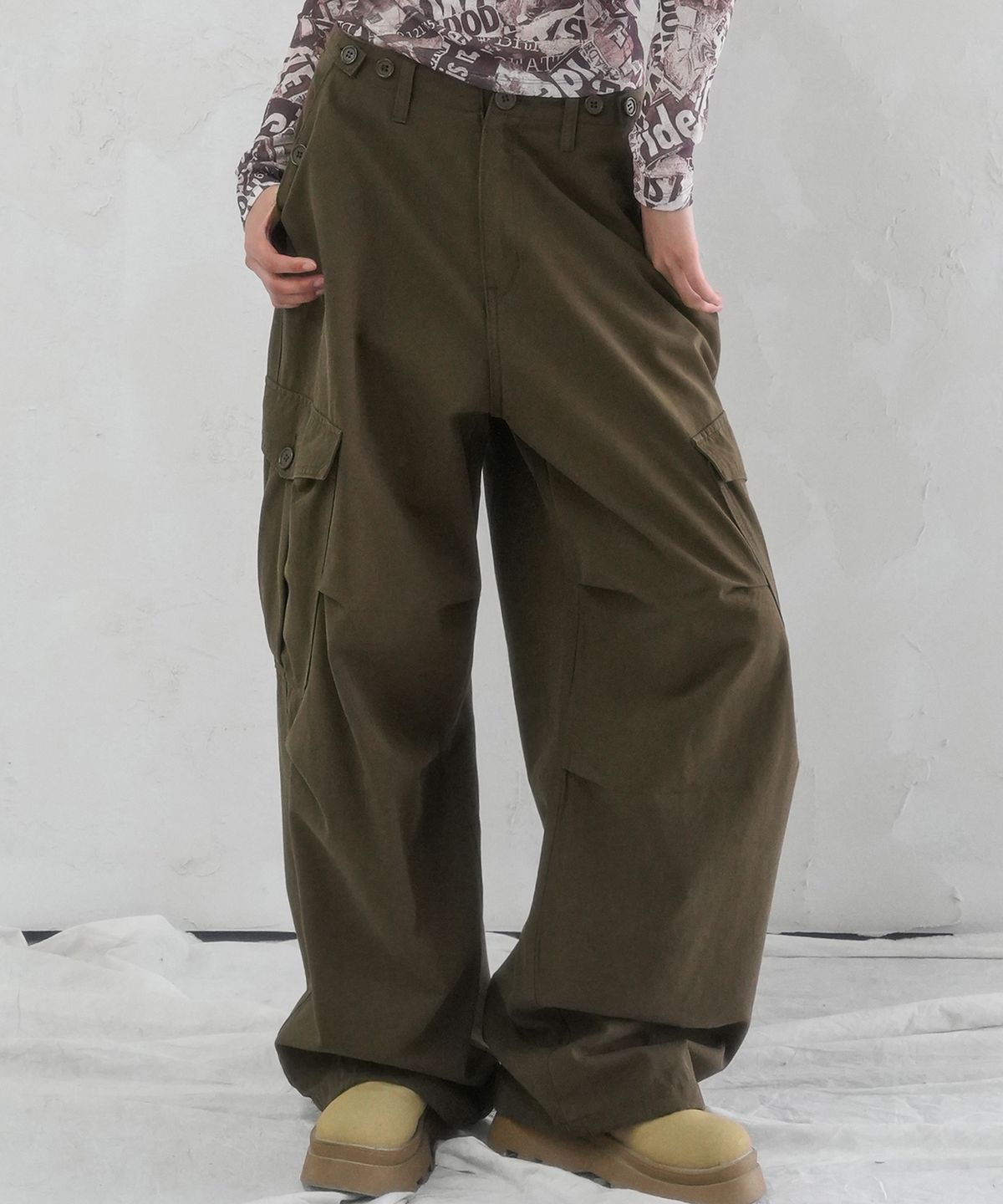 어반드레스(AVANDRESS) Enter Wide Cargo Cotton Pants - 6COL