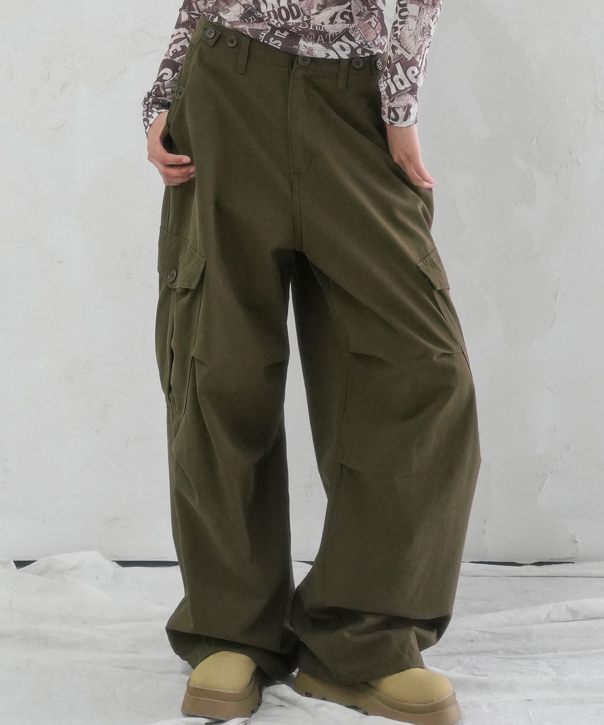 어반드레스(AVANDRESS) Enter Wide Cargo Cotton Pants - 8COL