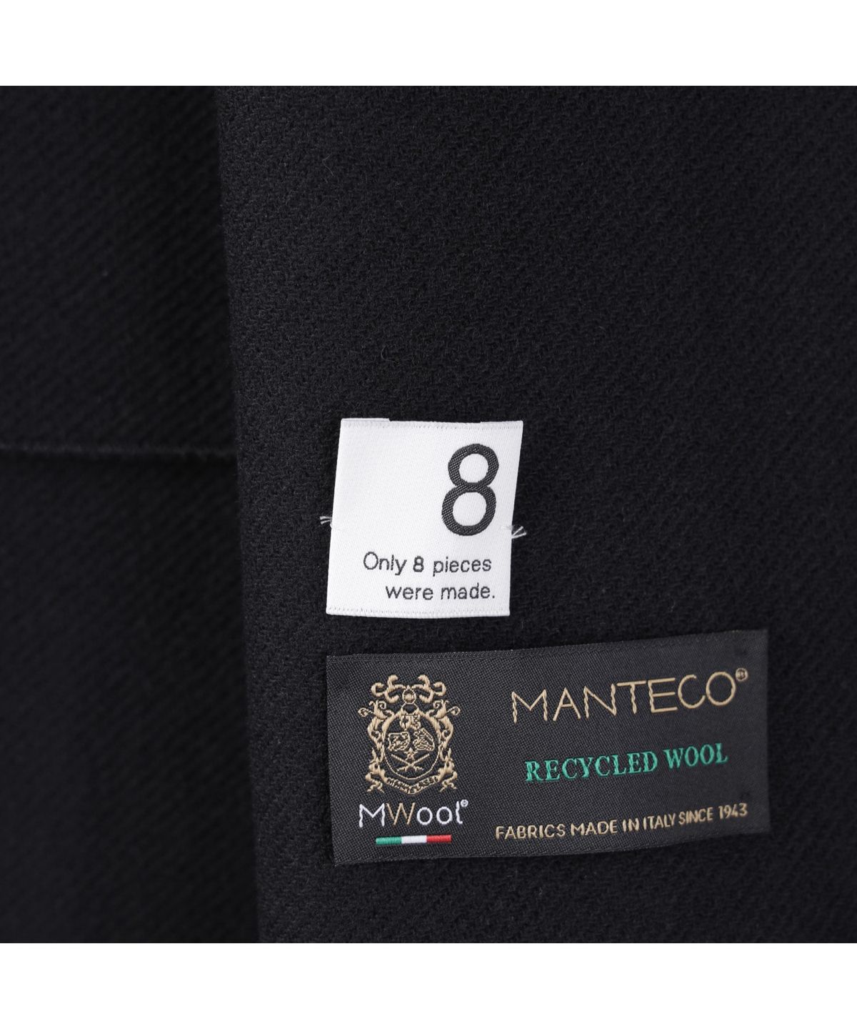 래코드(RECODE) Oversized Maxi Double Half Coat_RKCAW24600BKX