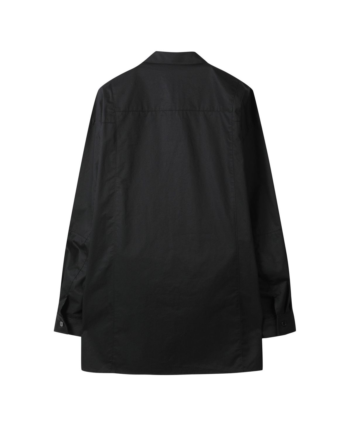 래코드(RECODE) Over fit Jacket Detail Shirt_RQSAA24516BKX