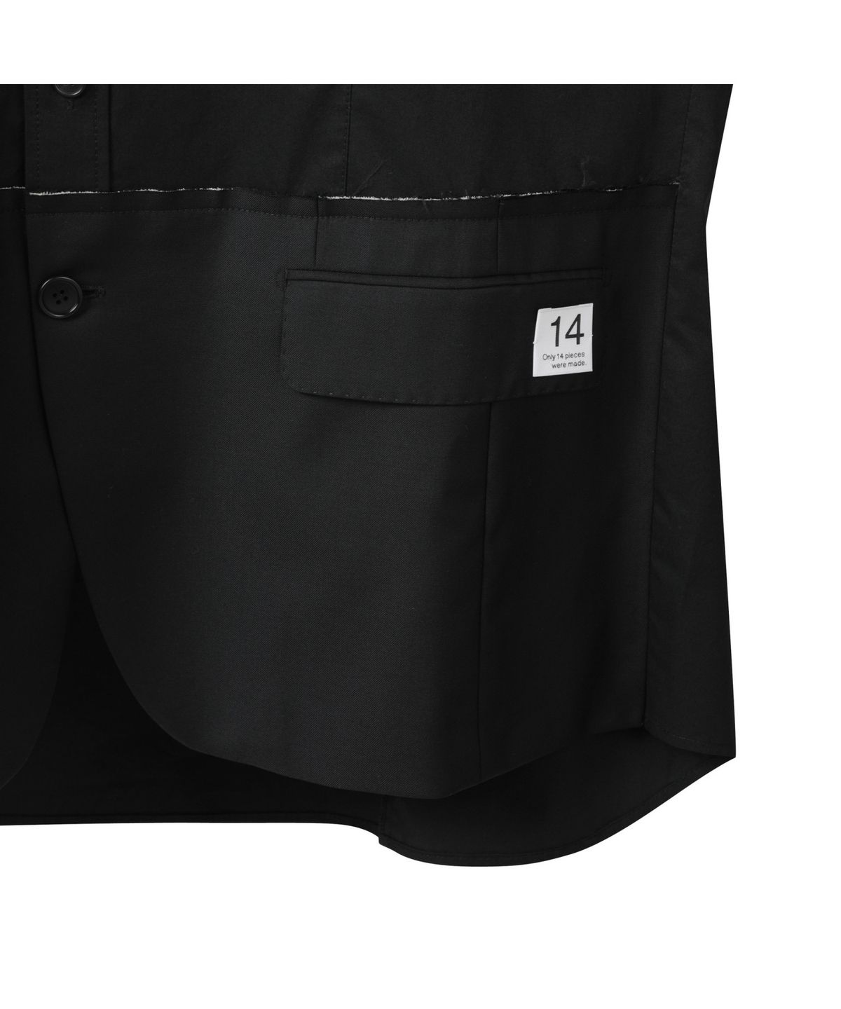 래코드(RECODE) Over fit Jacket Detail Shirt_RQSAA24516BKX