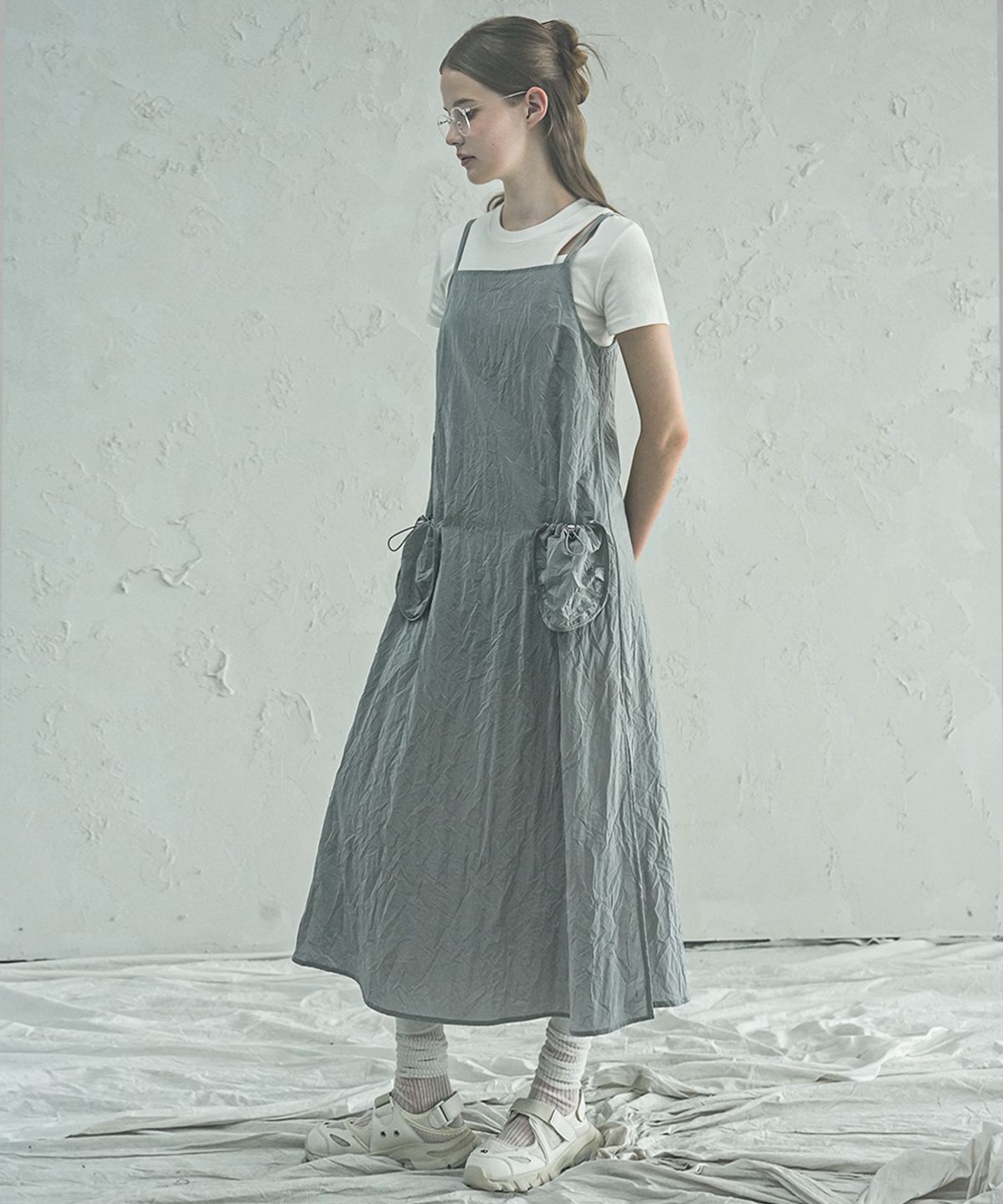 어반드레스(AVANDRESS) Wrinkle Wrinkles Onepiece - 3COL