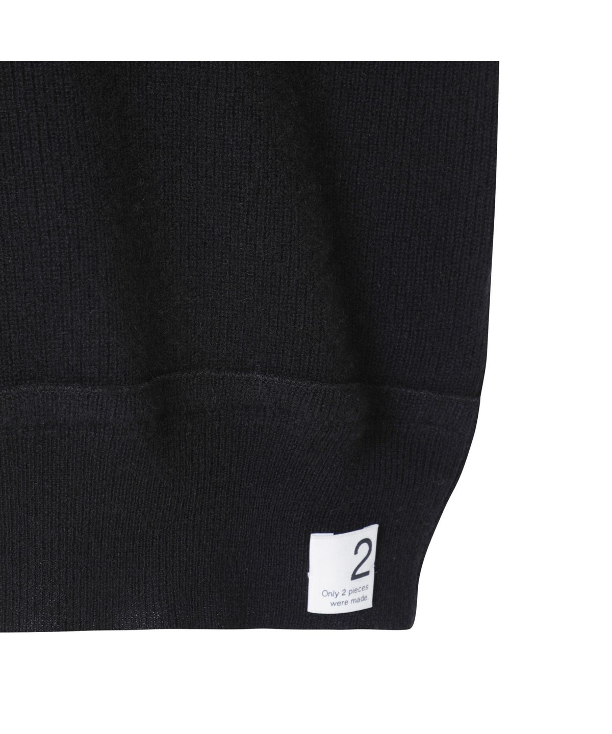 래코드(RECODE) Cashmere Knit Top_RQWAW24553BKX