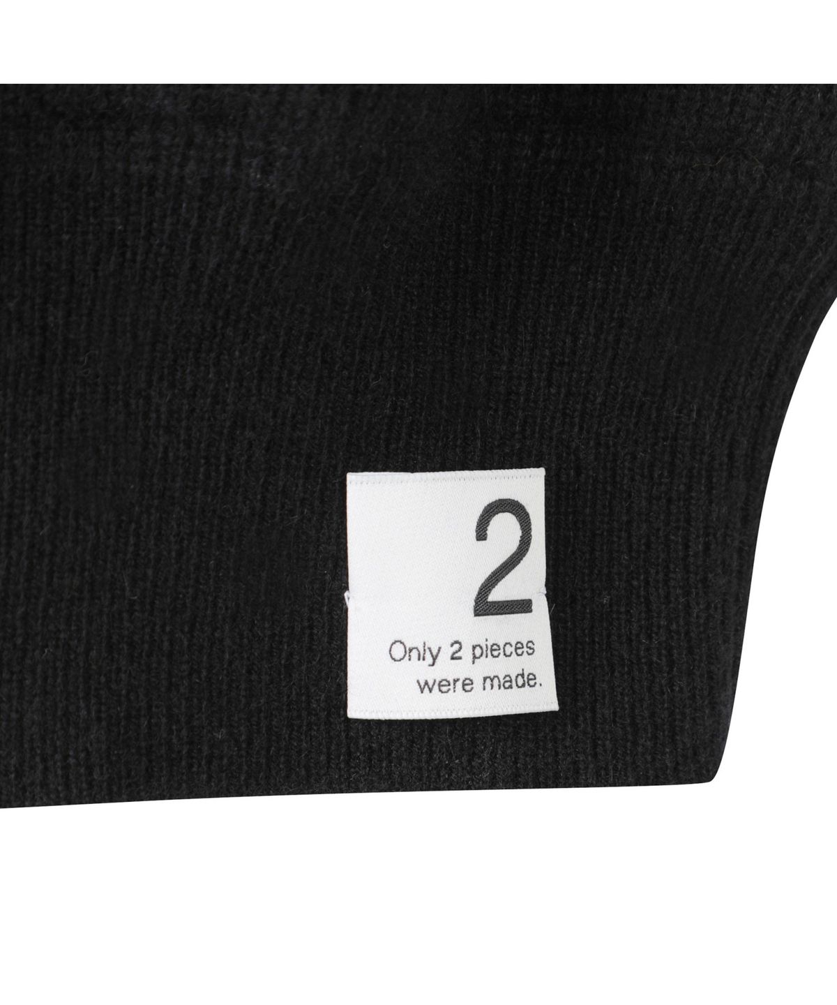 래코드(RECODE) Cashmere Knit Top_RQWAW24553BKX