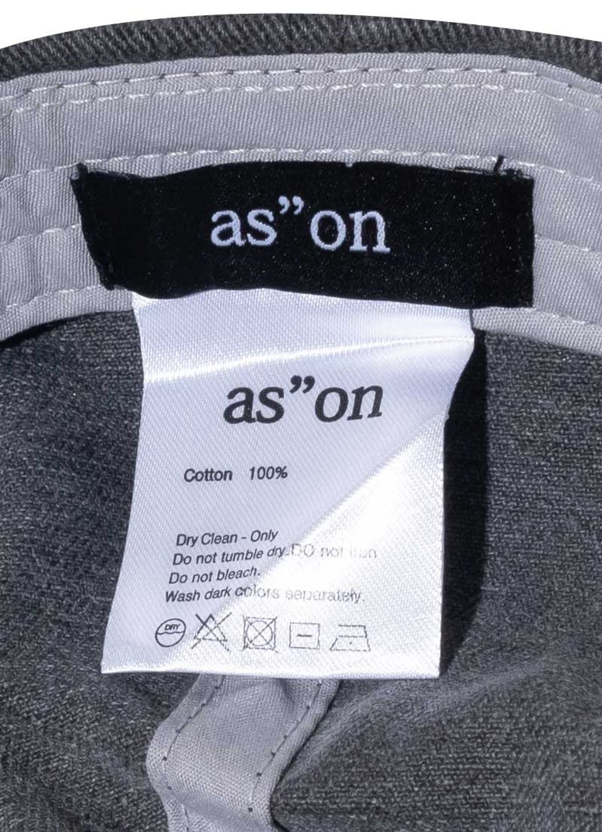 애즈온(ASON) 99 SYMBOL BALL CAP / CHARCOAL