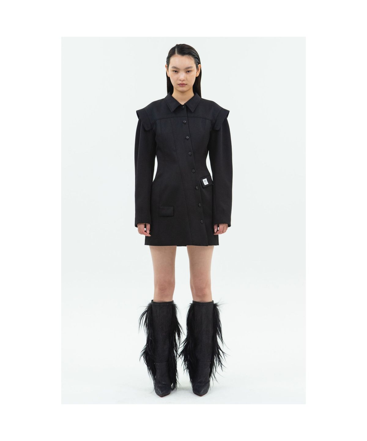 래코드(RECODE) Hybrid Trucker Dress_RQDAA24529BKX