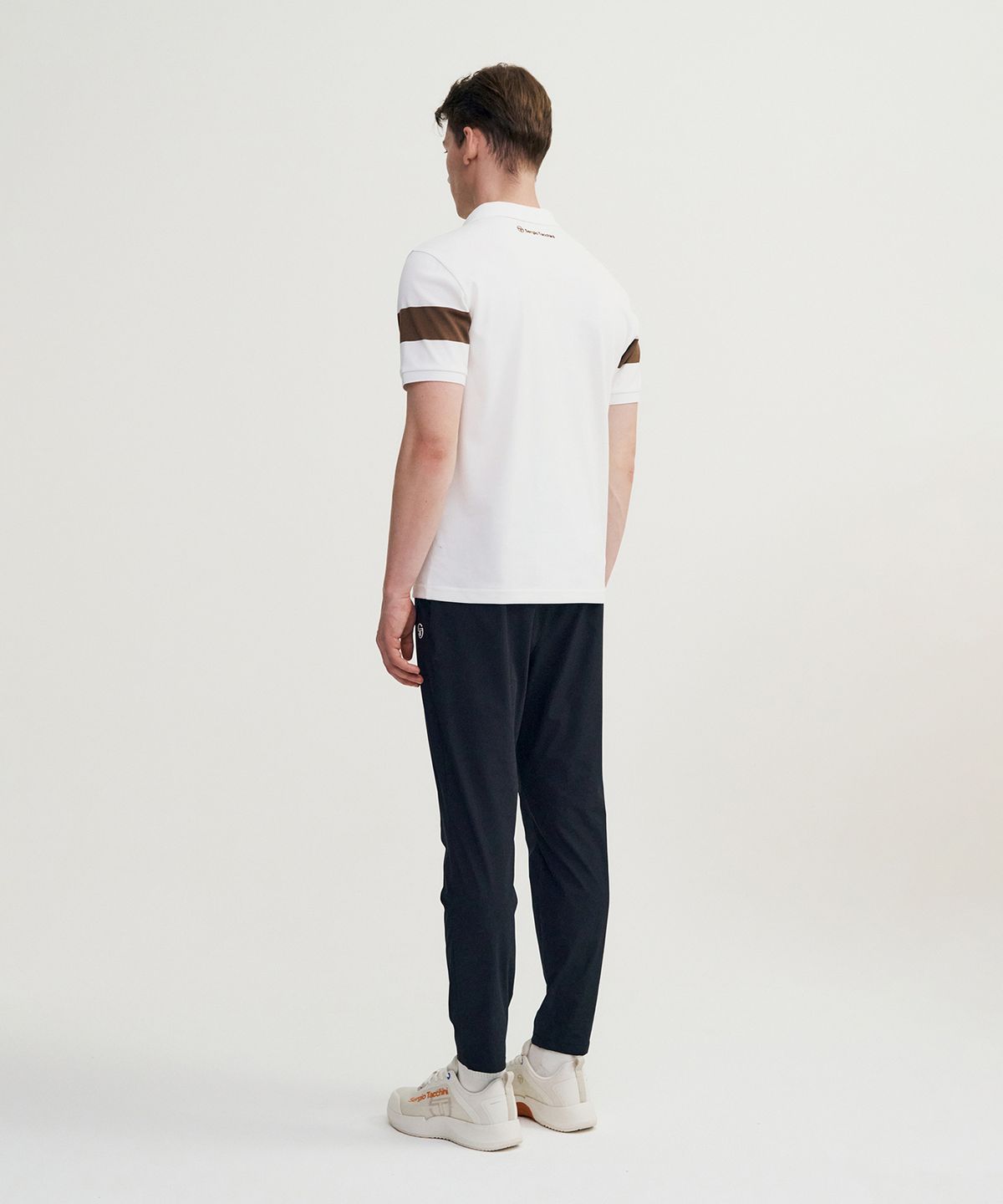 세르지오 타키니(SERGIO TACCHINI) M 고트 다마린도 반팔 폴로 셔츠 (White)