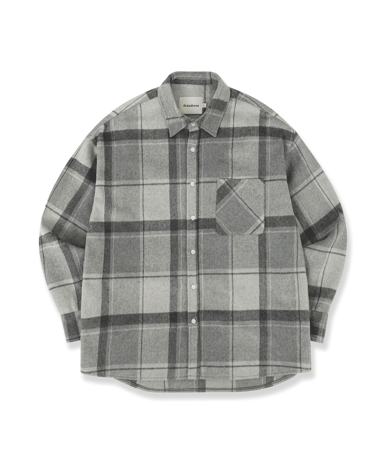 어반드레스(AVANDRESS) Jerry Check Shirt CAMEL