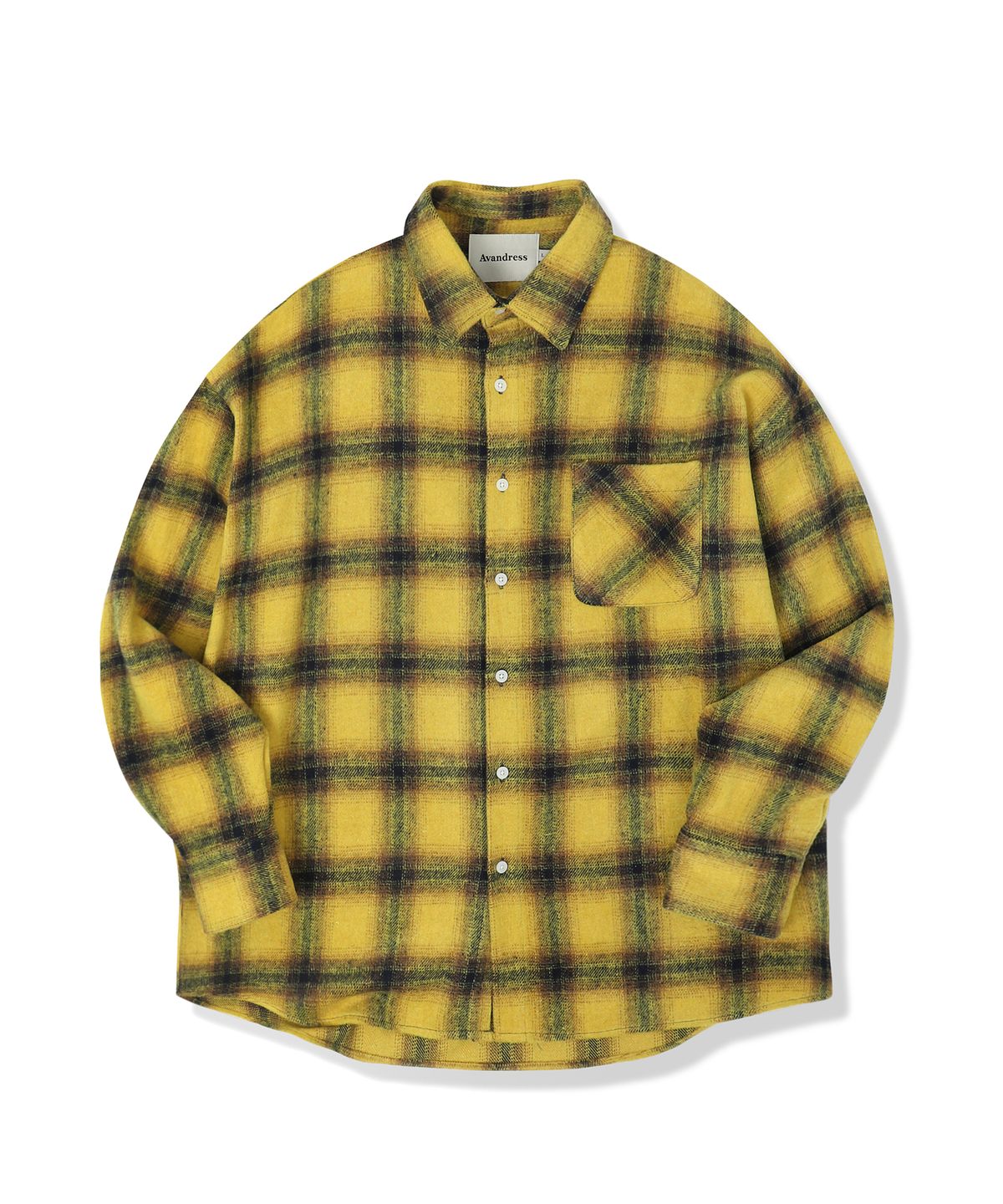어반드레스(AVANDRESS) Peter Check Shirt BROWN