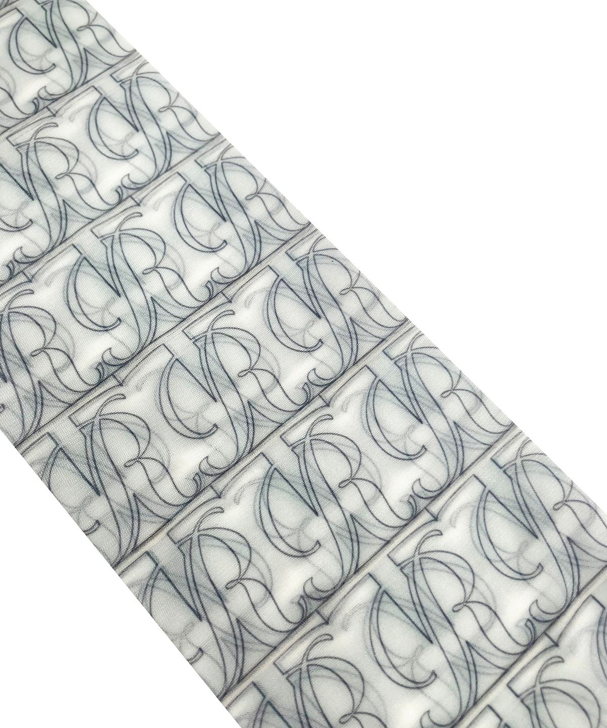 로맨틱타이거(ROMANTIC TIGER) monogram B&W knee stockings (micro)