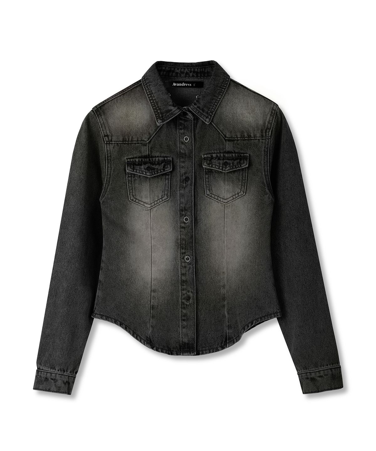 어반드레스(AVANDRESS) Wonder Brush Denim Shirt - 2COL