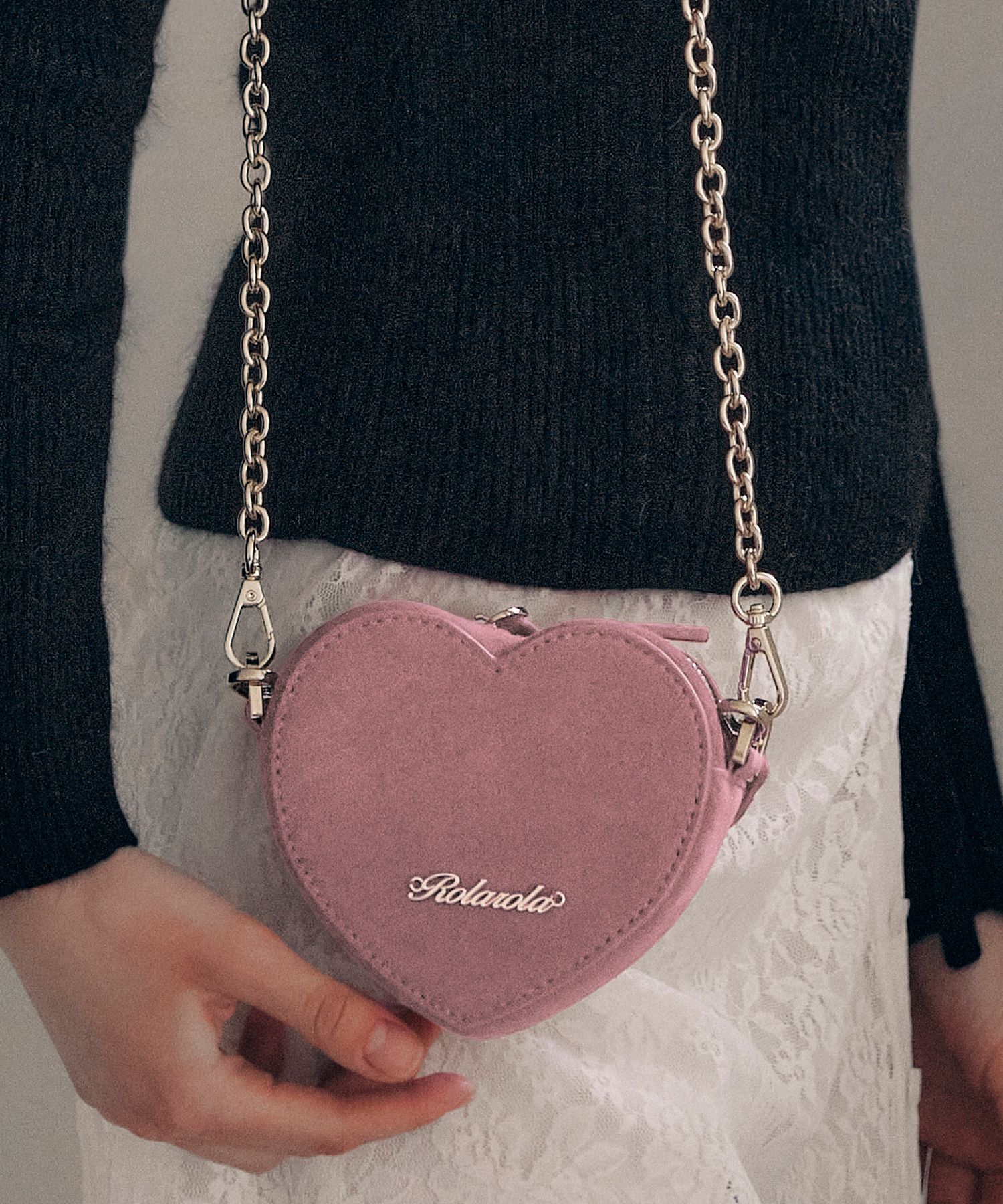 ROLAROLA★大人気★ROLA HEART MINI BAG♪ MUSINSA | ROLAROLA ROLA HEART MINI BAG PINK