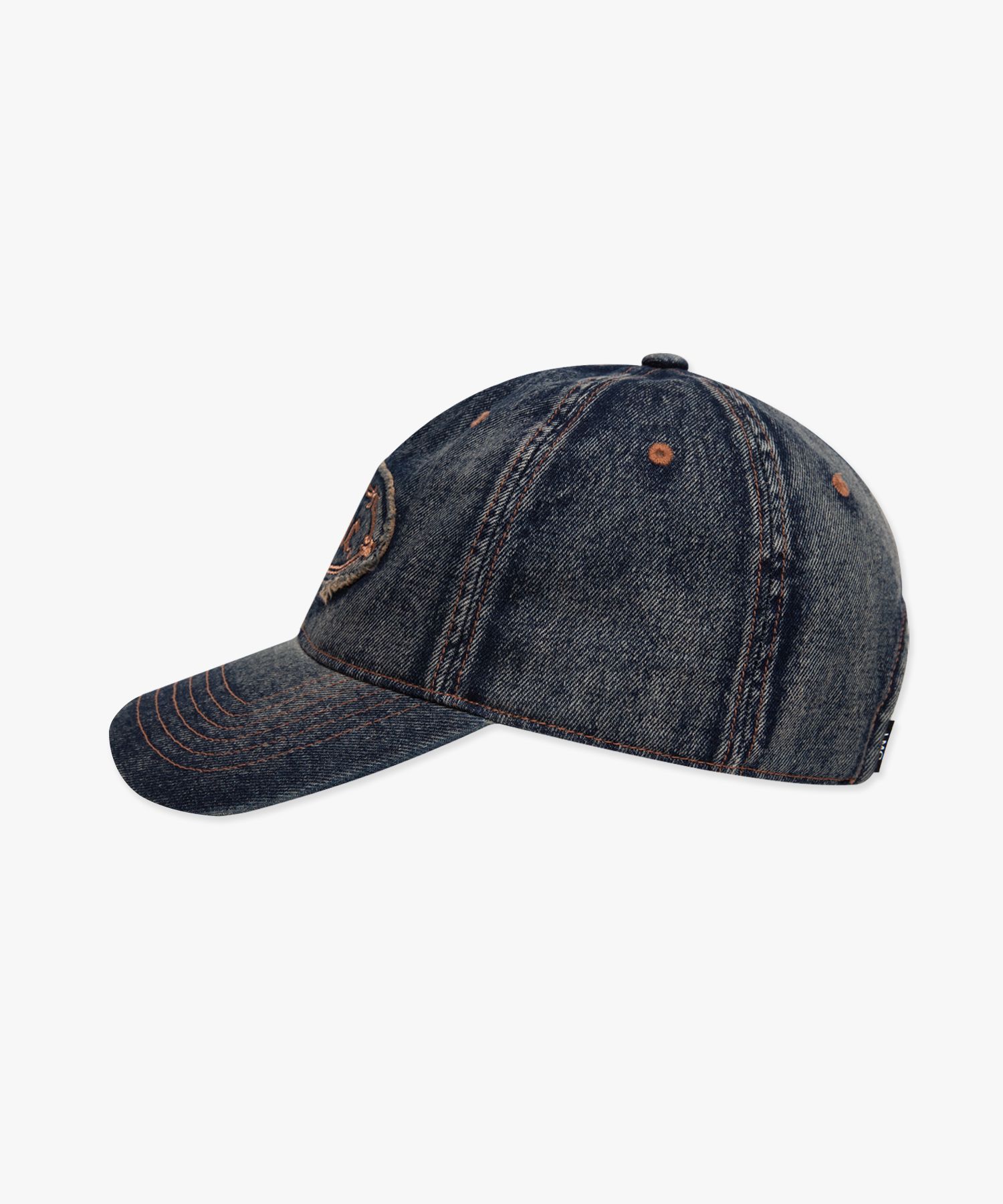 【LMC】WASHED DENIM GOTHIC OVAL 6PANEL CAP▲BOYNEXTDOOR着用 MUSINSA公式 | LMC WASHED DENIM GOTHIC OVAL 6PANEL CAP dark teal