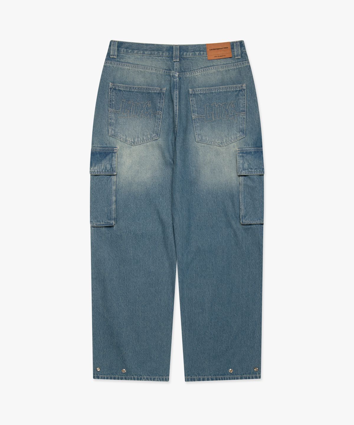 엘엠씨(LMC) LOOSE FIT DENIM CARGO PANTS vintage blue