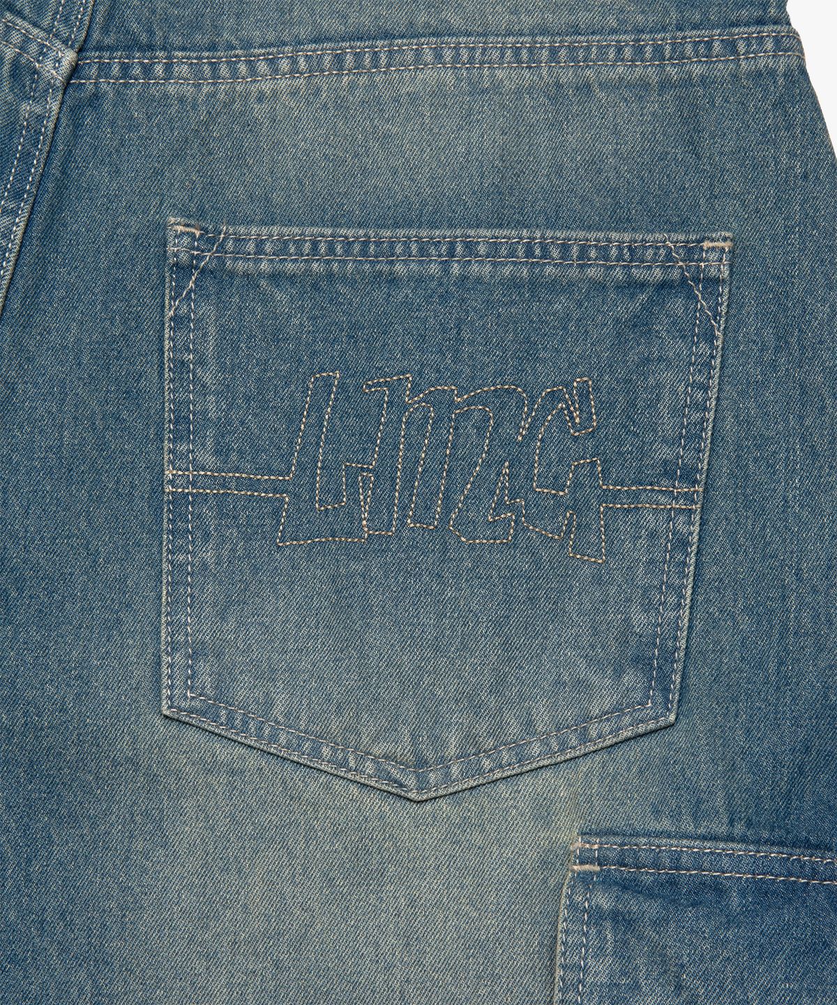엘엠씨(LMC) LOOSE FIT DENIM CARGO PANTS vintage blue
