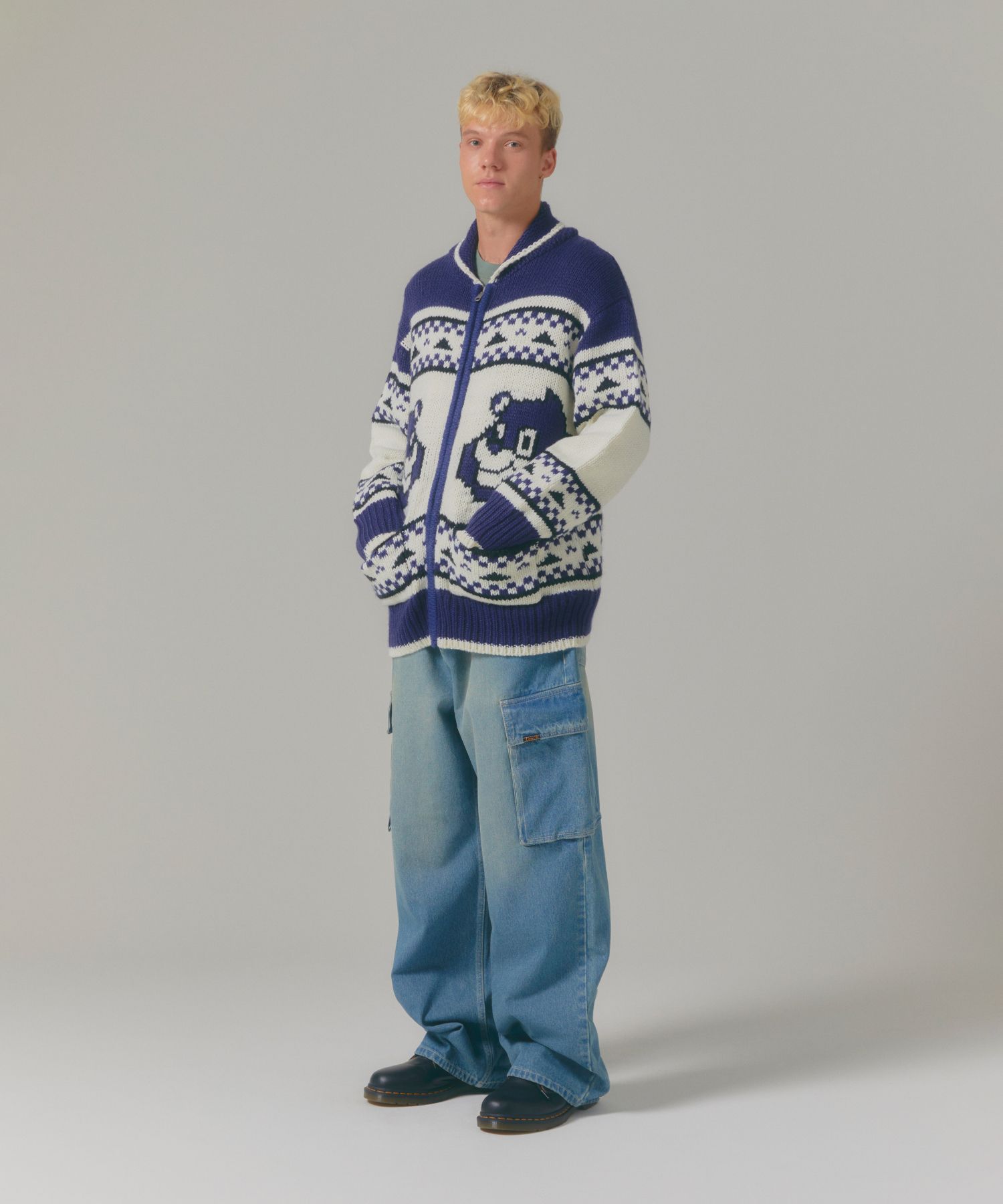 デニム・ジーパン LMC LOOSE FIT DENIM CARGO PANTS vintage blue 0LM44FDP101VBL MUSINSA | LMC LOOSE FIT DENIM CARGO PANTS vintage blue