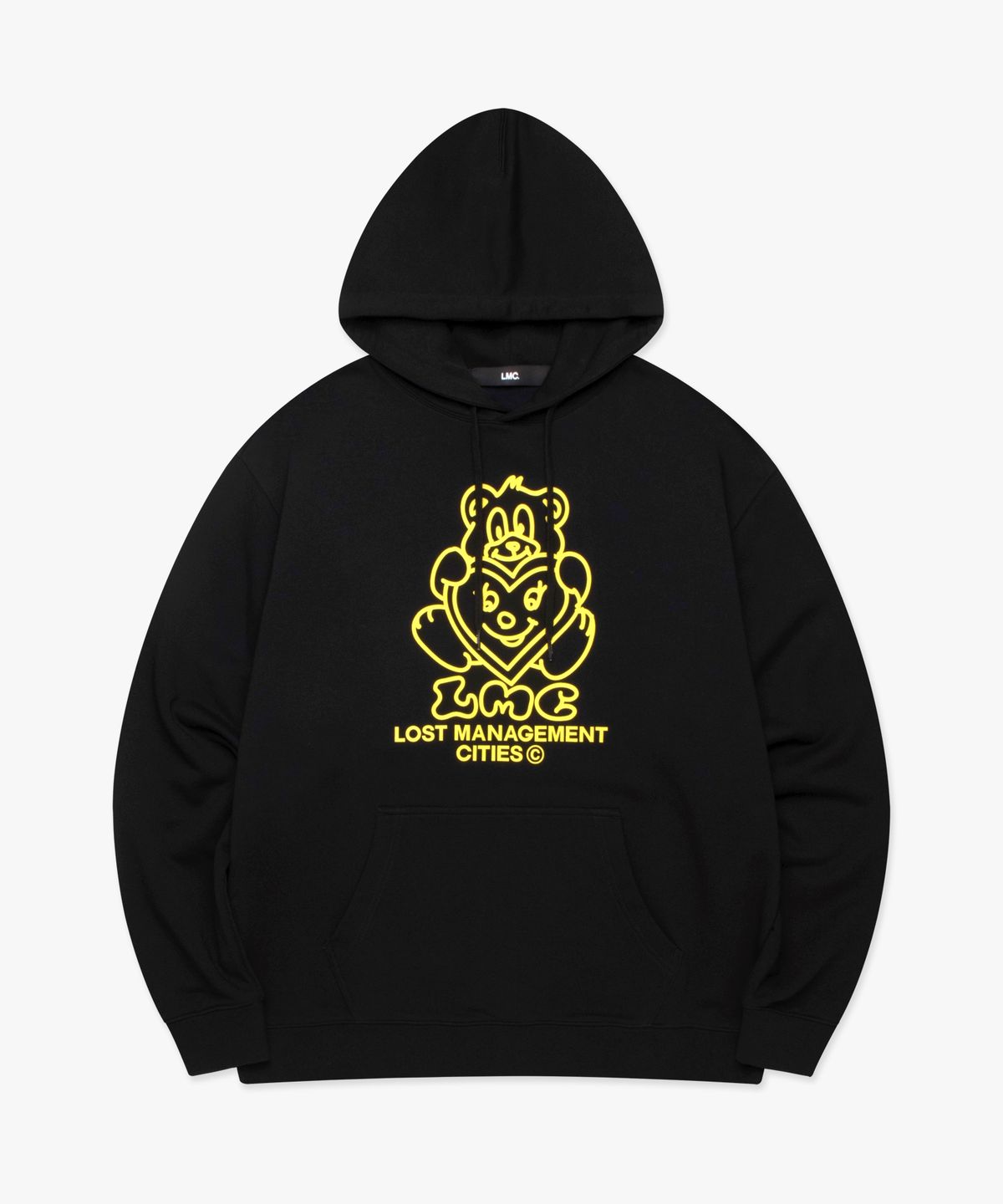 엘엠씨(LMC) HEART BEAR HOODIE black