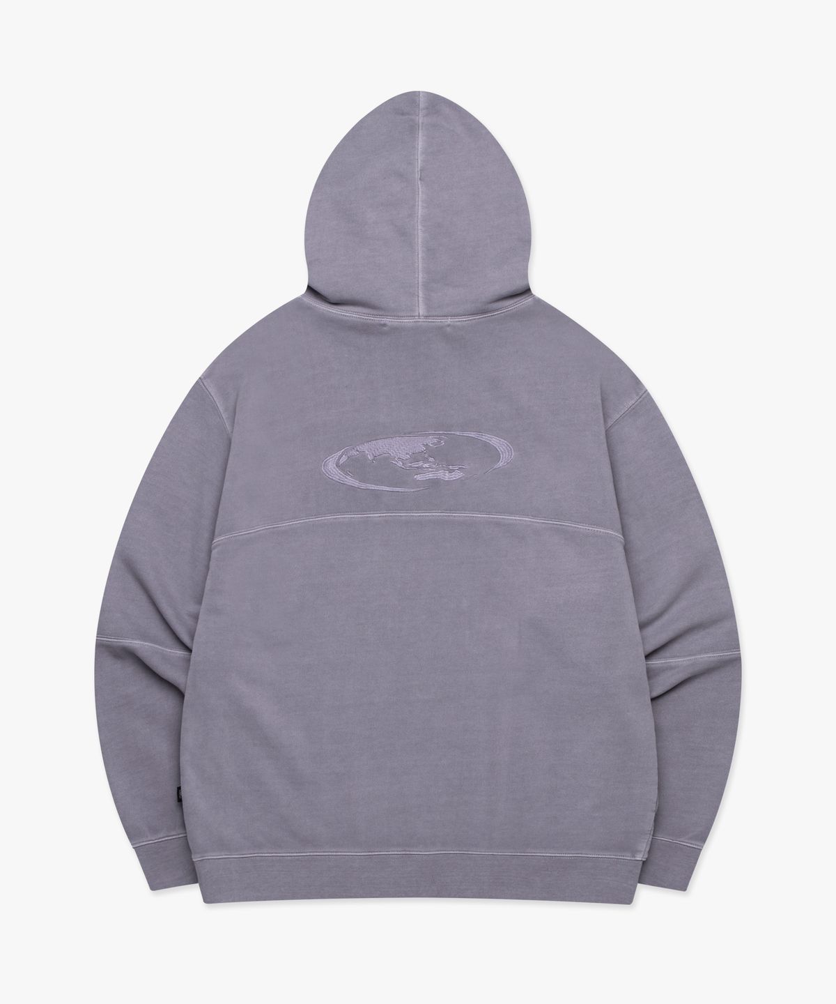 엘엠씨(LMC) PIGMENT DYED OVAL GLOBE HOODIE dark purple