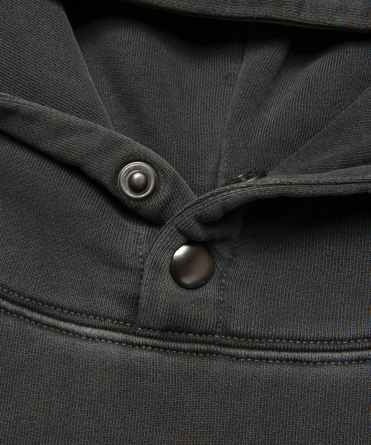 엘엠씨(LMC) PIGMENT DYED OVAL GLOBE HOODIE black