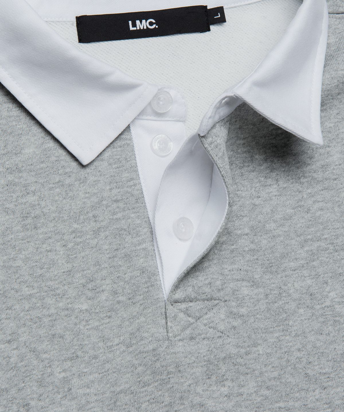엘엠씨(LMC) OVAL COLLAR SWEATSHIRT heather gray