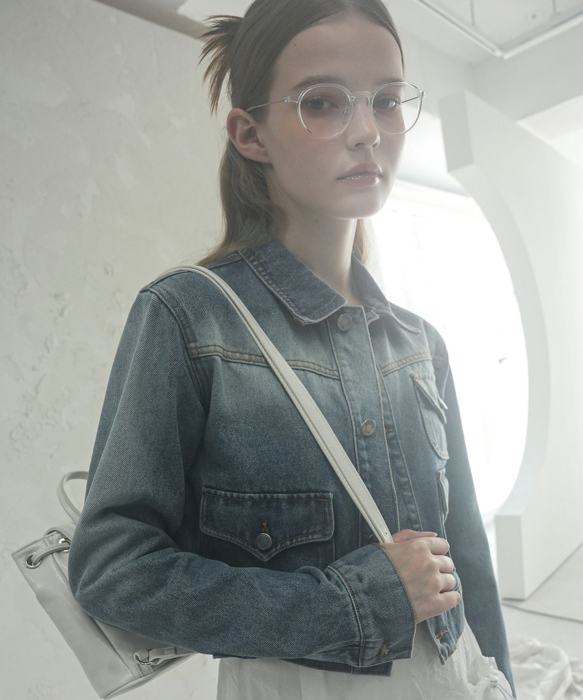 어반드레스(AVANDRESS) 3Pocket Brush Denim Jacket - 2COL