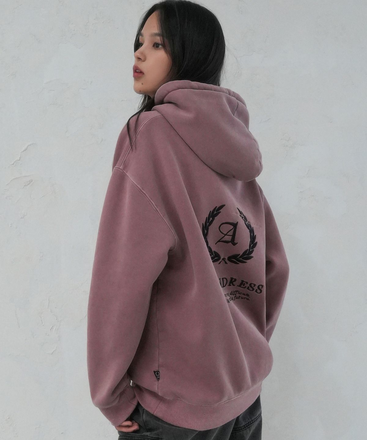 어반드레스(AVANDRESS) UNISEX LAUREL OVERSIZED HOODIE - 4COL(N)