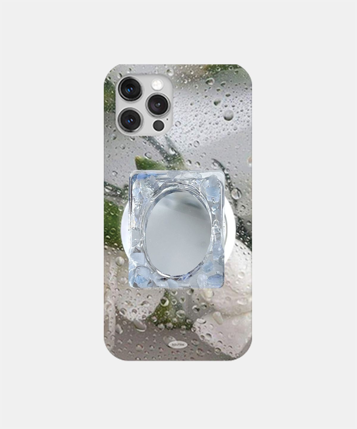 소유템(SOUTEM) [Magsafe] Drizzling Flower_Slim Hard Phone Case Tok Set