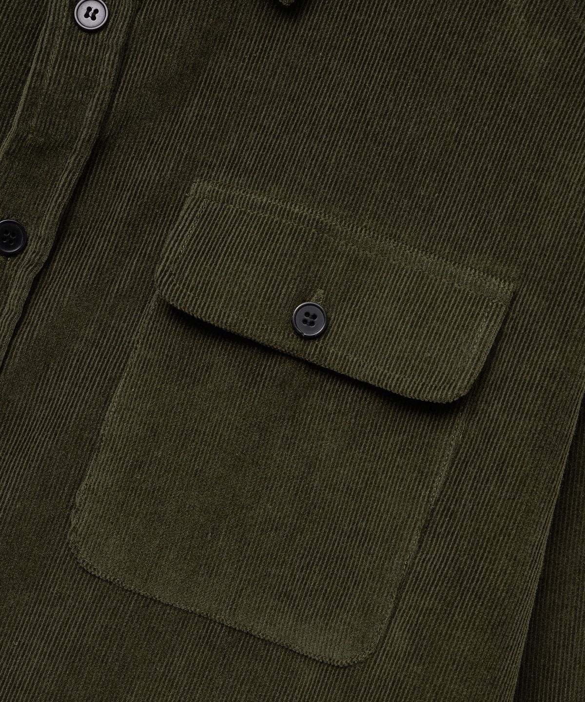 웨스트 그랜드 블러바드(WEST GRAND BOULEVARD) 워드로브 코듀로이 워크 셔츠 KHAKI