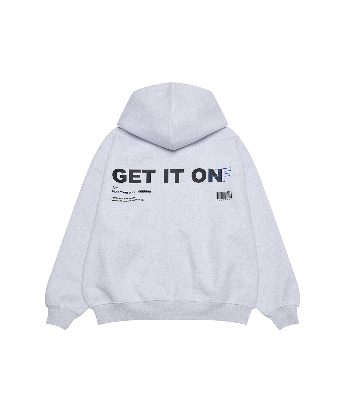겟잇온(GET IT ON) 시그니처 2WAY 후드집업_화이트