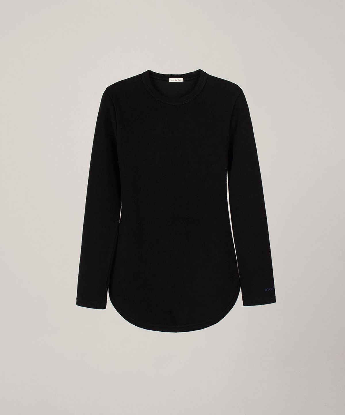 오버듀플레어(OVERDUEFLAIR) CUT-OUT LONG SLEEVES TOP_BLACK