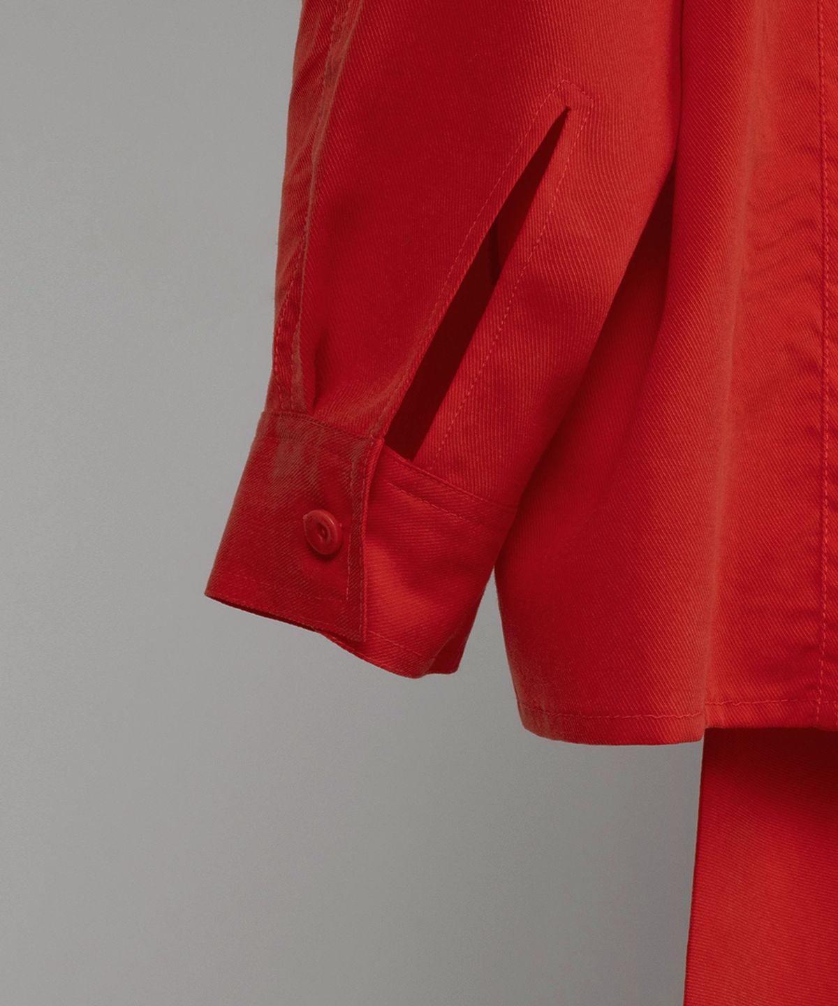 오버듀플레어(OVERDUEFLAIR) U NECK LONG TIE BLOUSE_VINTAGE RED