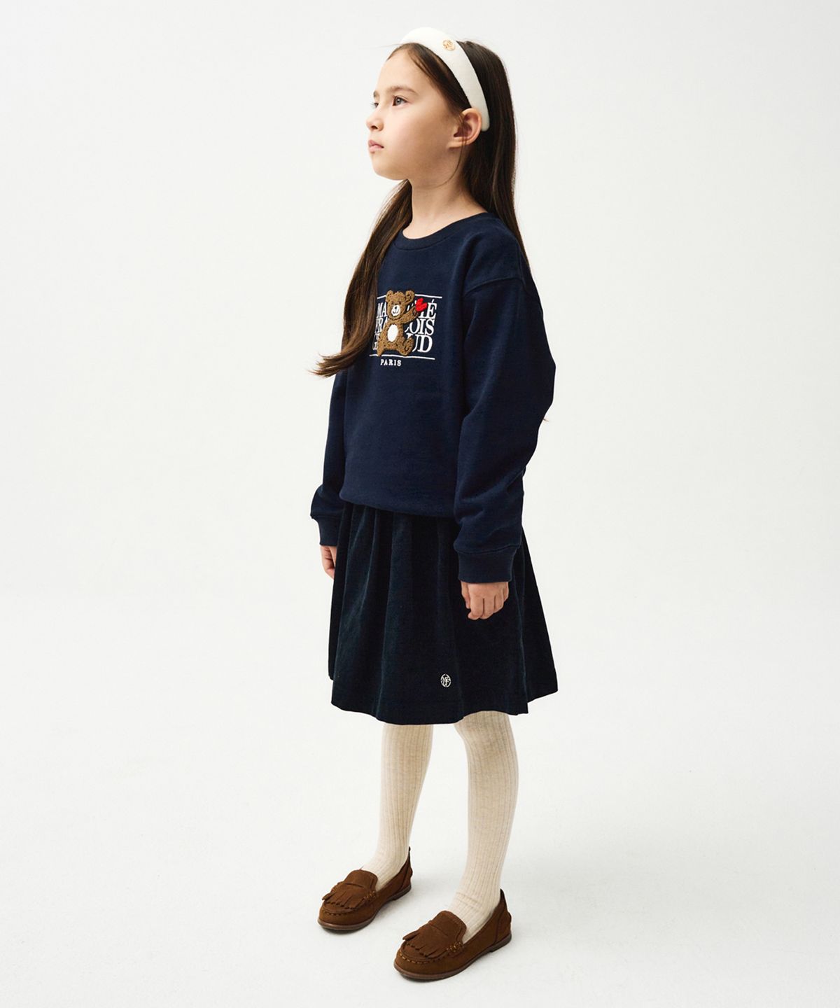 마리떼 키즈(MARITHÉ KIDS) ENFANT W FLARED SKIRT navy