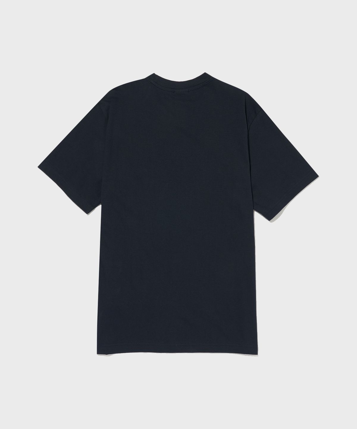 챔피온(CHAMPION) 빅 스크립트 로고 코튼 반팔 티셔츠 Normal Navy