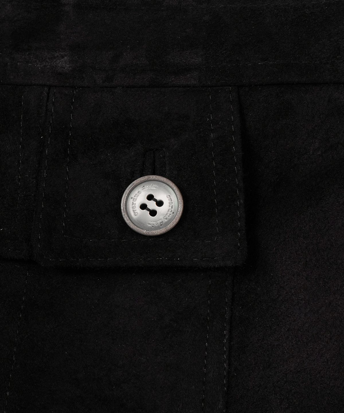 오버듀플레어(OVERDUEFLAIR) SUEDE MINI SKIRT_BLACK