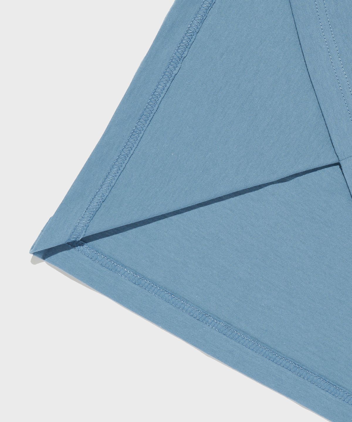 챔피온(CHAMPION) 빅 스크립트 로고 코튼 반팔 티셔츠 Normal Blue