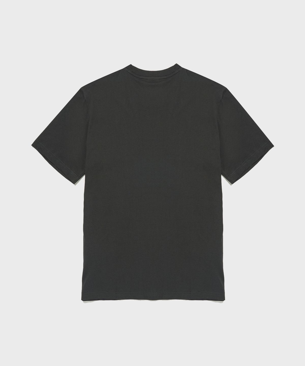 챔피온(CHAMPION) Embroidery C 로고 코튼 반팔 티셔츠 Charcoal Grey