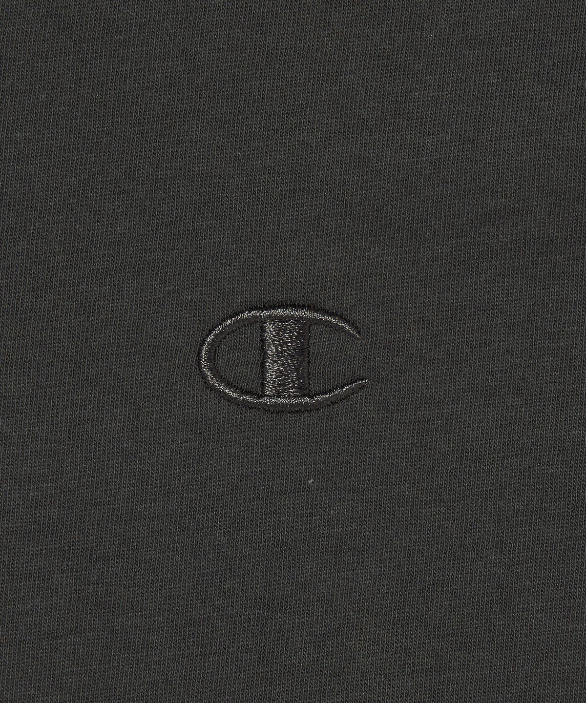 챔피온(CHAMPION) Embroidery C 로고 코튼 반팔 티셔츠 Charcoal Grey