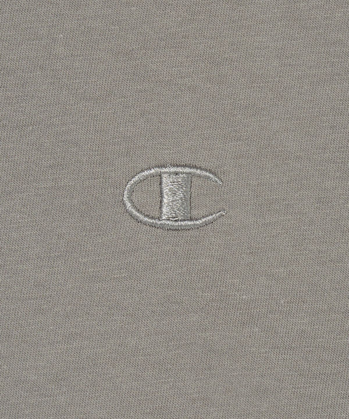 챔피온(CHAMPION) Embroidery C 로고 코튼 반팔 티셔츠 Dark Grey