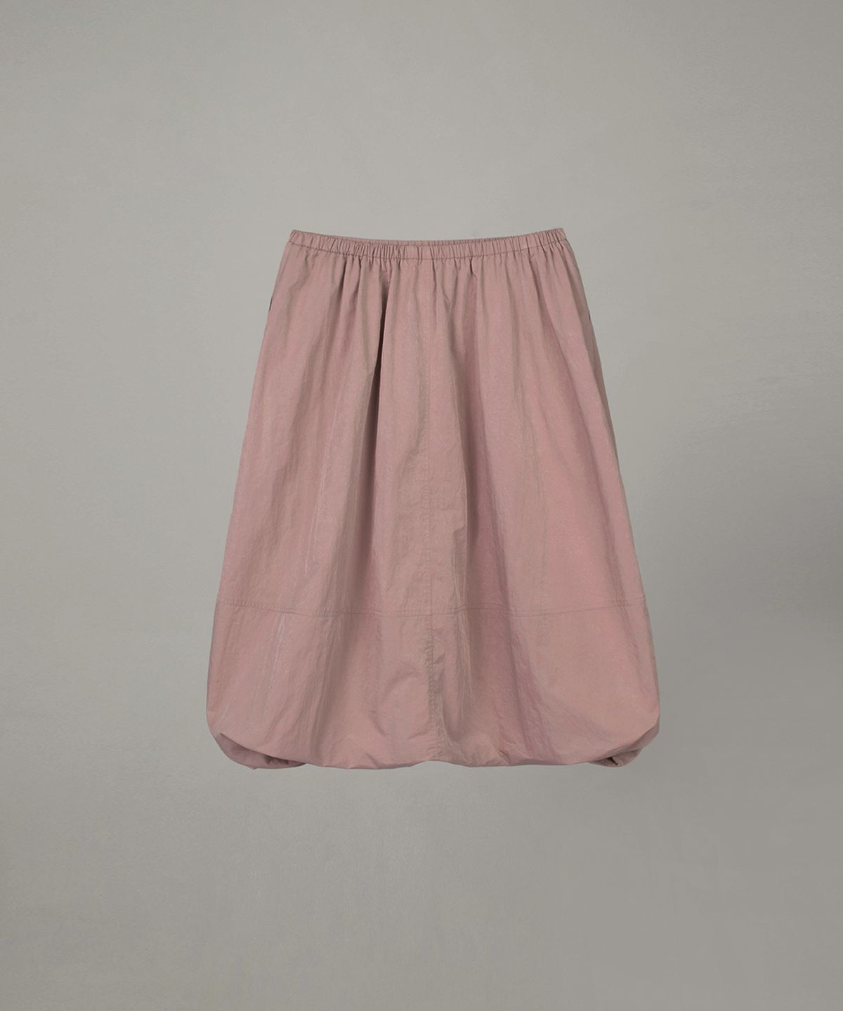 오버듀플레어(OVERDUEFLAIR) VOLUME LONG SKIRT_PALE PINK