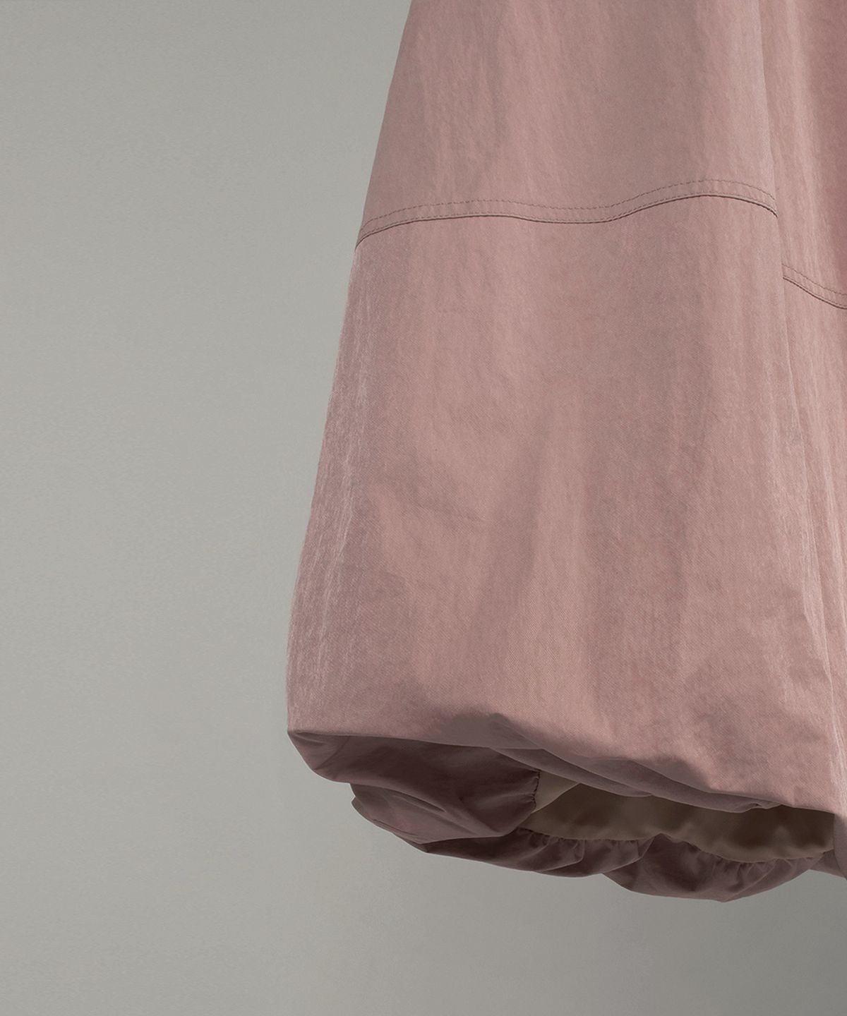 오버듀플레어(OVERDUEFLAIR) VOLUME LONG SKIRT_PALE PINK