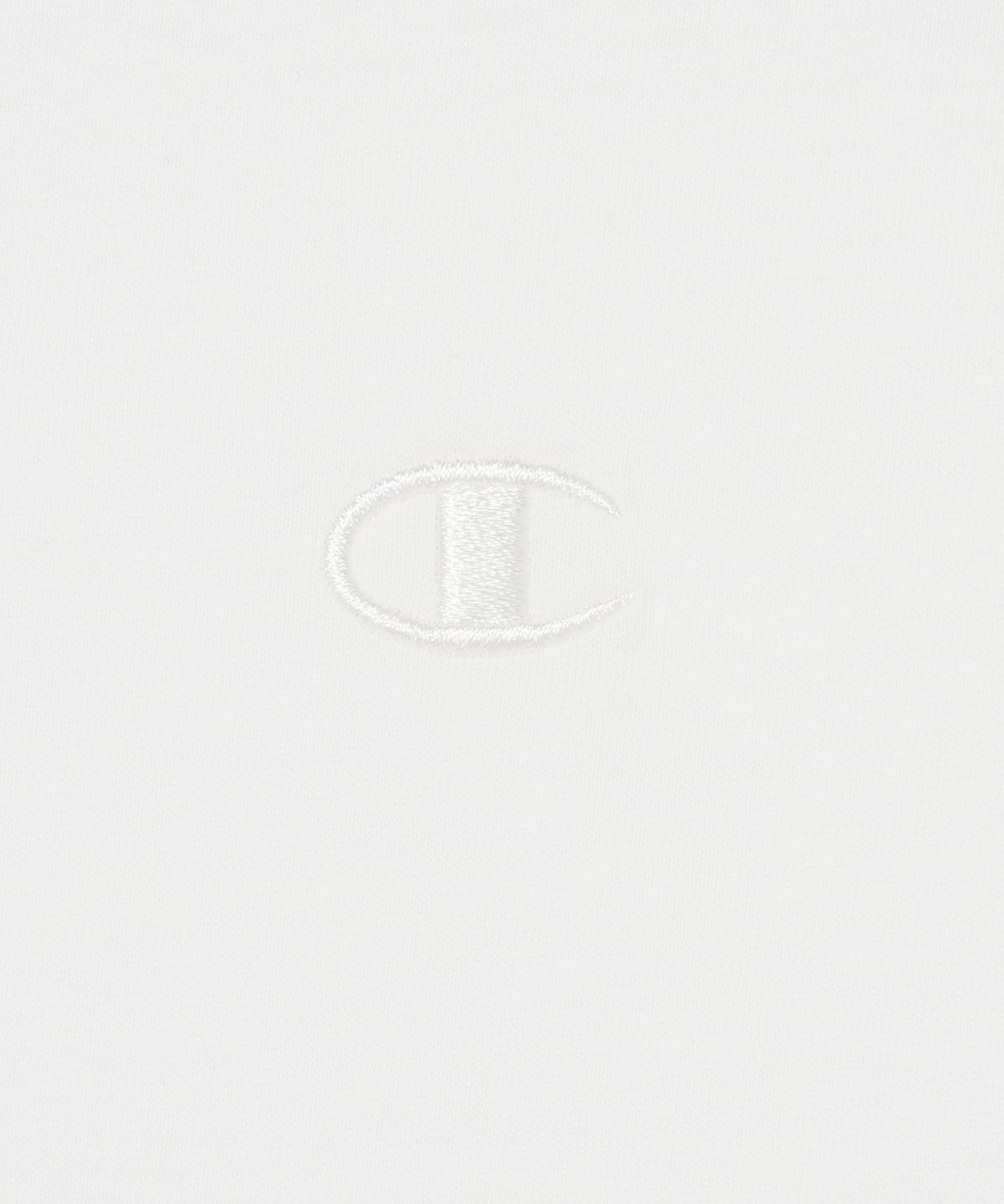 챔피온(CHAMPION) Embroidery C 로고 코튼 반팔 티셔츠 White