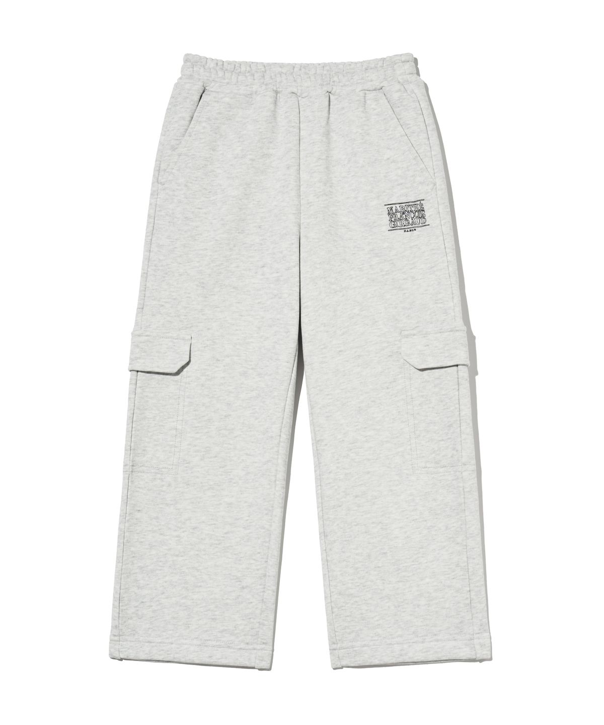 마리떼 키즈(MARITHÉ KIDS) KIDS DOODLE CLASSIC LOGO CARGO SWEAT PANTS light heather gray