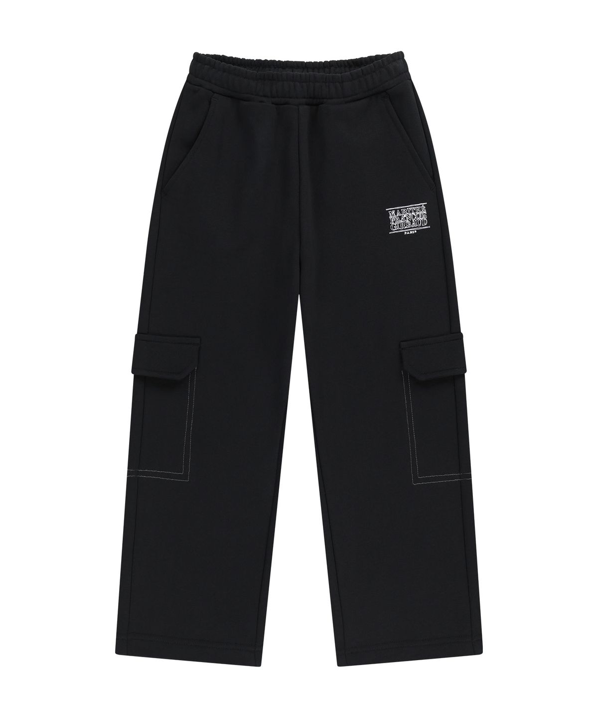 마리떼 키즈(MARITHÉ KIDS) KIDS DOODLE CLASSIC LOGO CARGO SWEAT PANTS black
