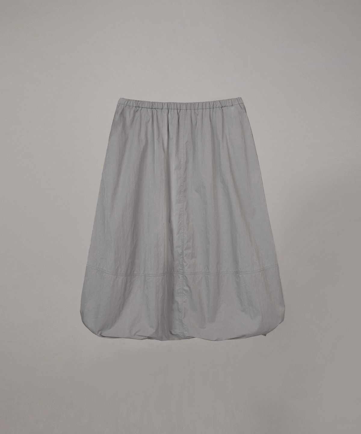 오버듀플레어(OVERDUEFLAIR) VOLUME LONG SKIRT_ASH GRAY