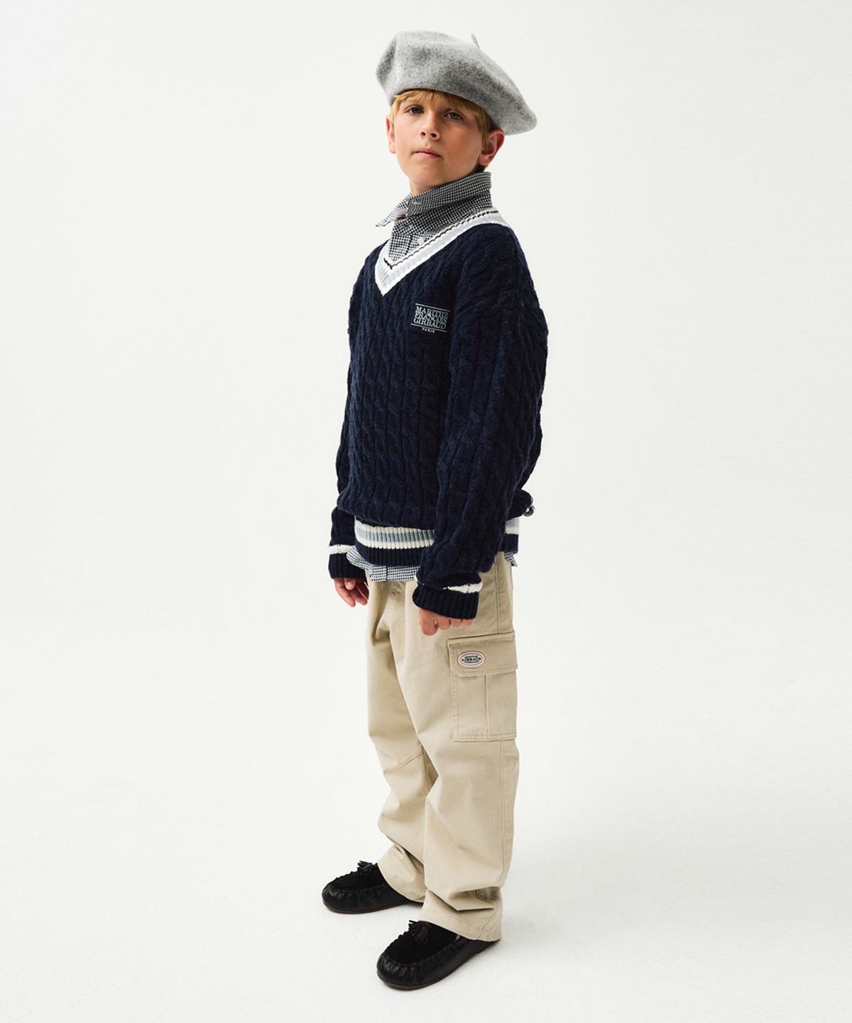 마리떼 키즈(MARITHÉ KIDS) ENFANT CARGO PANTS light beige