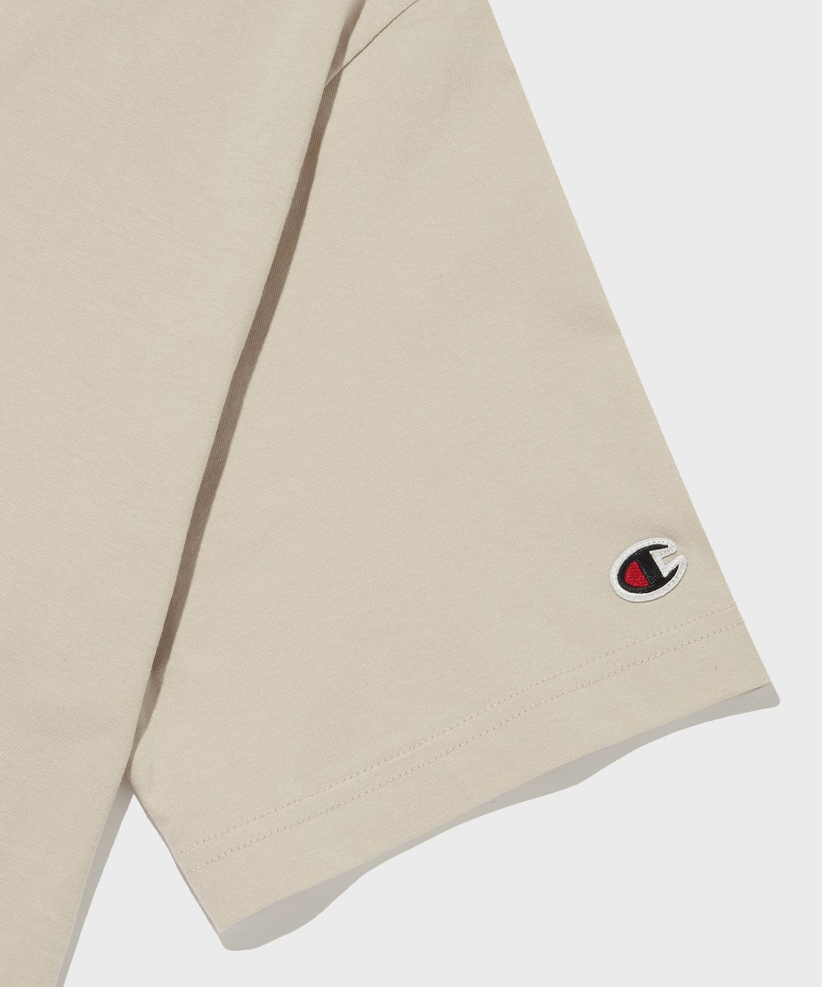 챔피온(CHAMPION) 베이직 반팔 티셔츠 2팩 Beige/Black