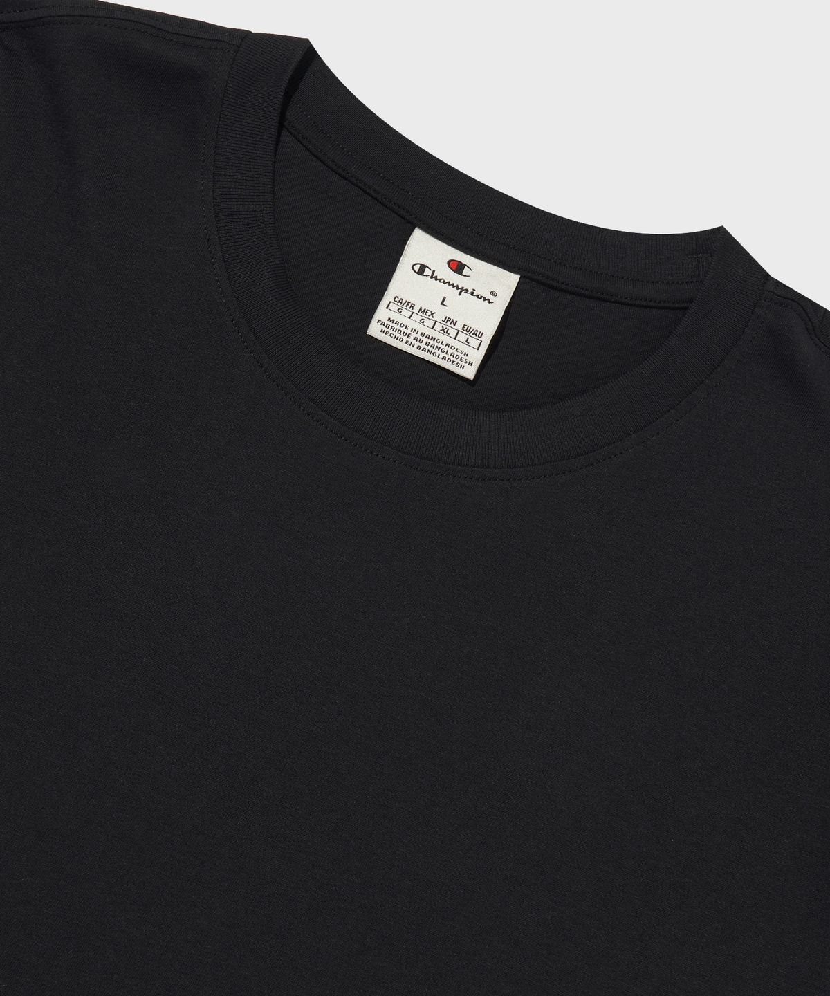 챔피온(CHAMPION) 베이직 반팔 티셔츠 2팩 Beige/Black