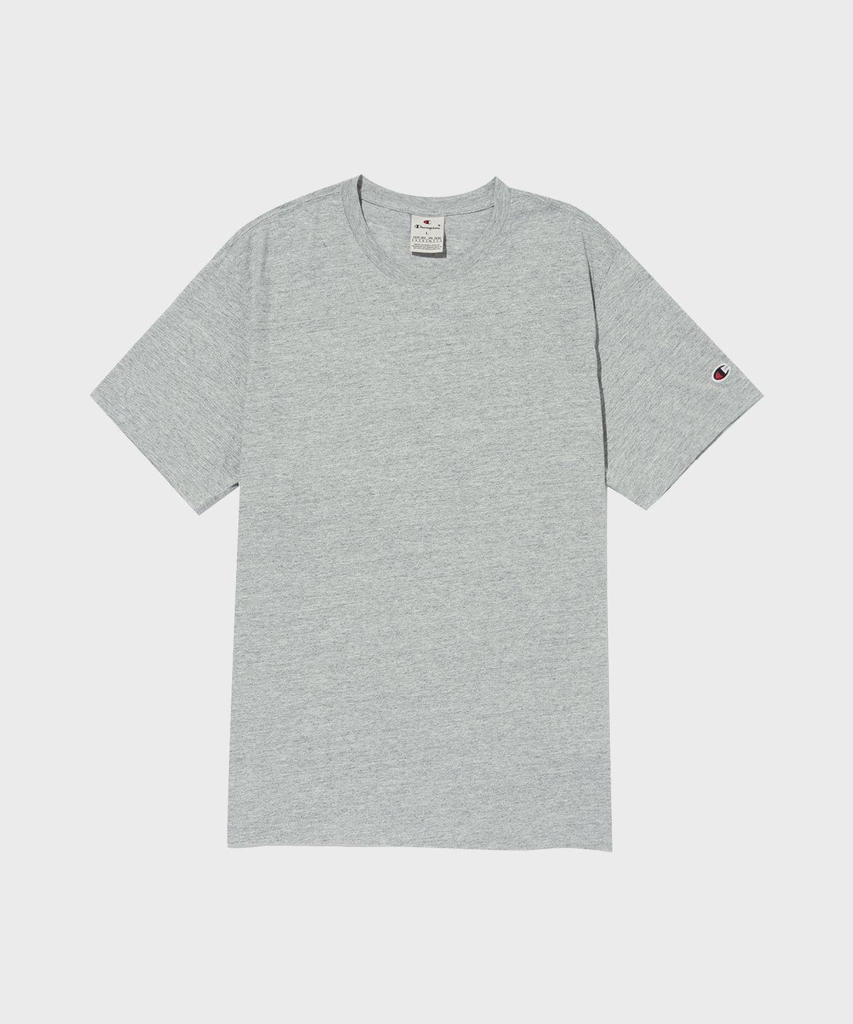 챔피온(CHAMPION) 베이직 반팔 티셔츠 2팩 Grey/Black