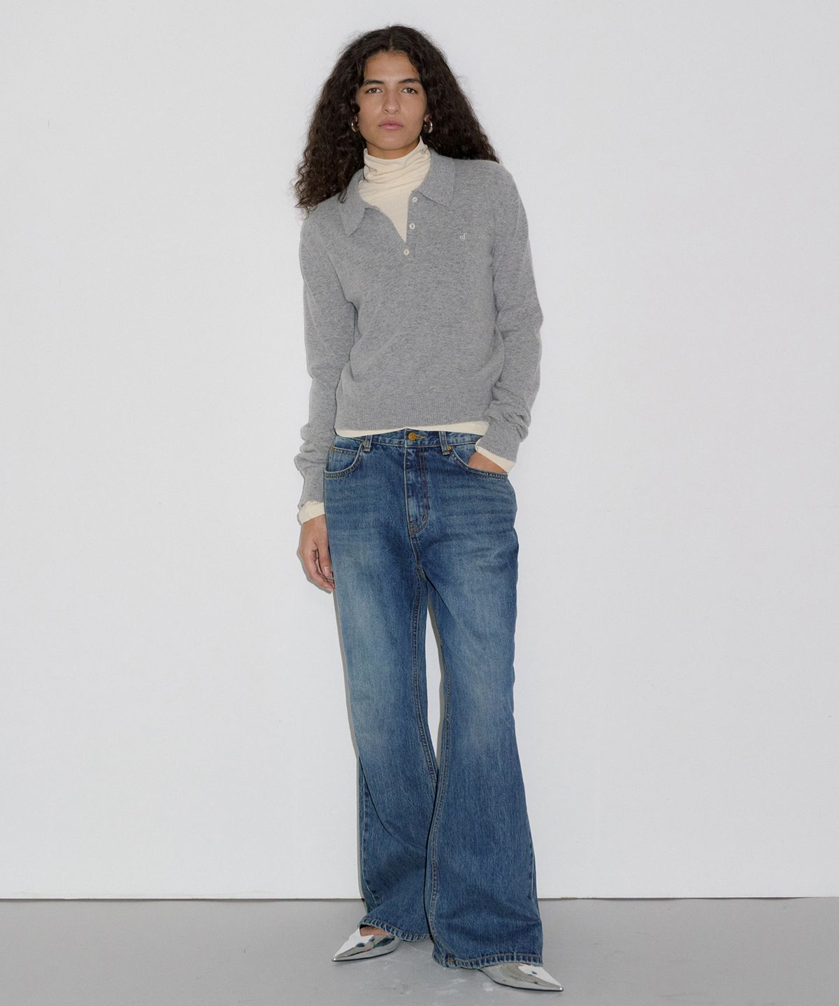 오버듀플레어(OVERDUEFLAIR) INDIGO BOOTCUT DENIM PANTS_INDIGO