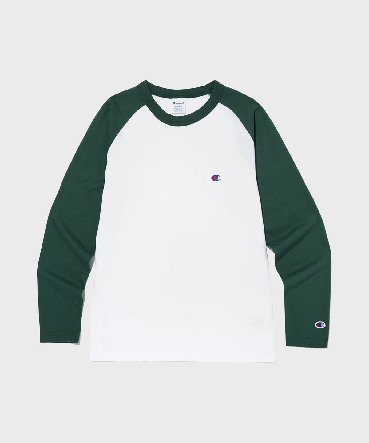 챔피온(CHAMPION) C로고 나그랑 긴팔 티셔츠 Dark Green